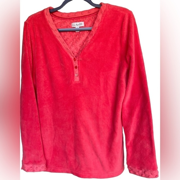 EUC Kim Rogers Intimates XL Fleece Top
Women's Hot Pink - Picture 1 of 6